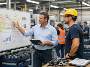 Le lean mangement, définition et mise en œuvre progressive dans une entreprise de production