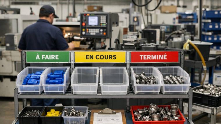 Le principe du kanban, définition et application dans les ateliers industriels