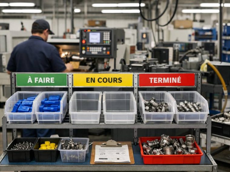 Le principe du kanban, définition et application dans les ateliers industriels