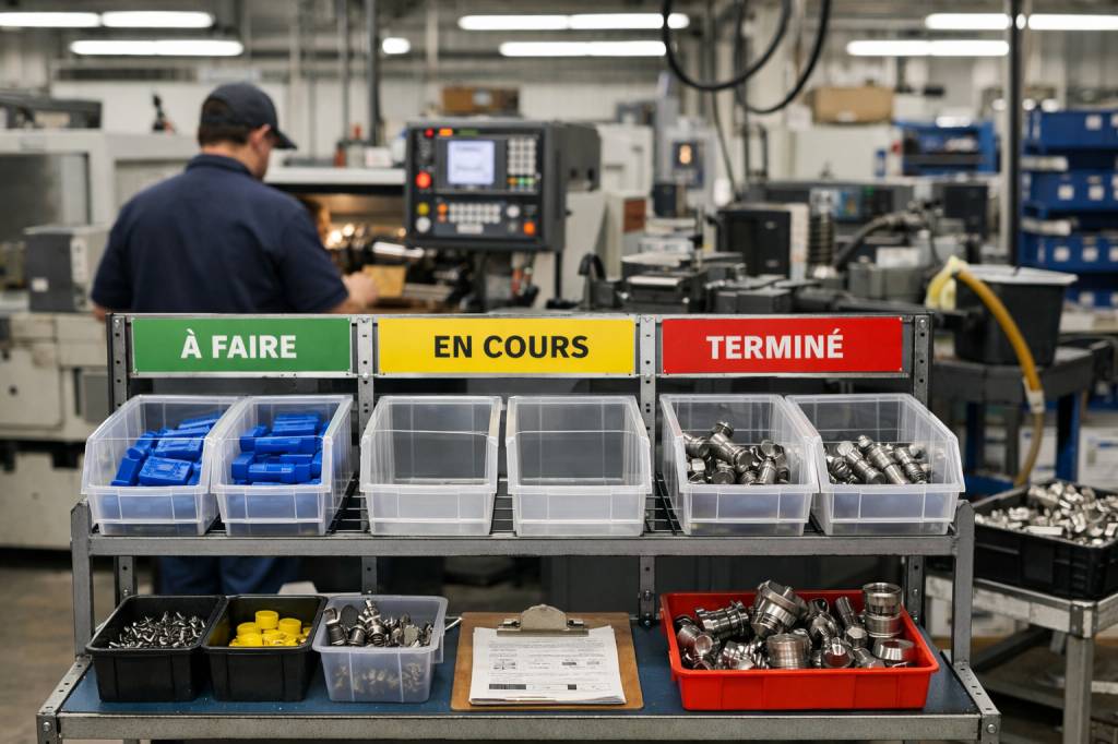 Le principe du kanban, définition et application dans les ateliers industriels
